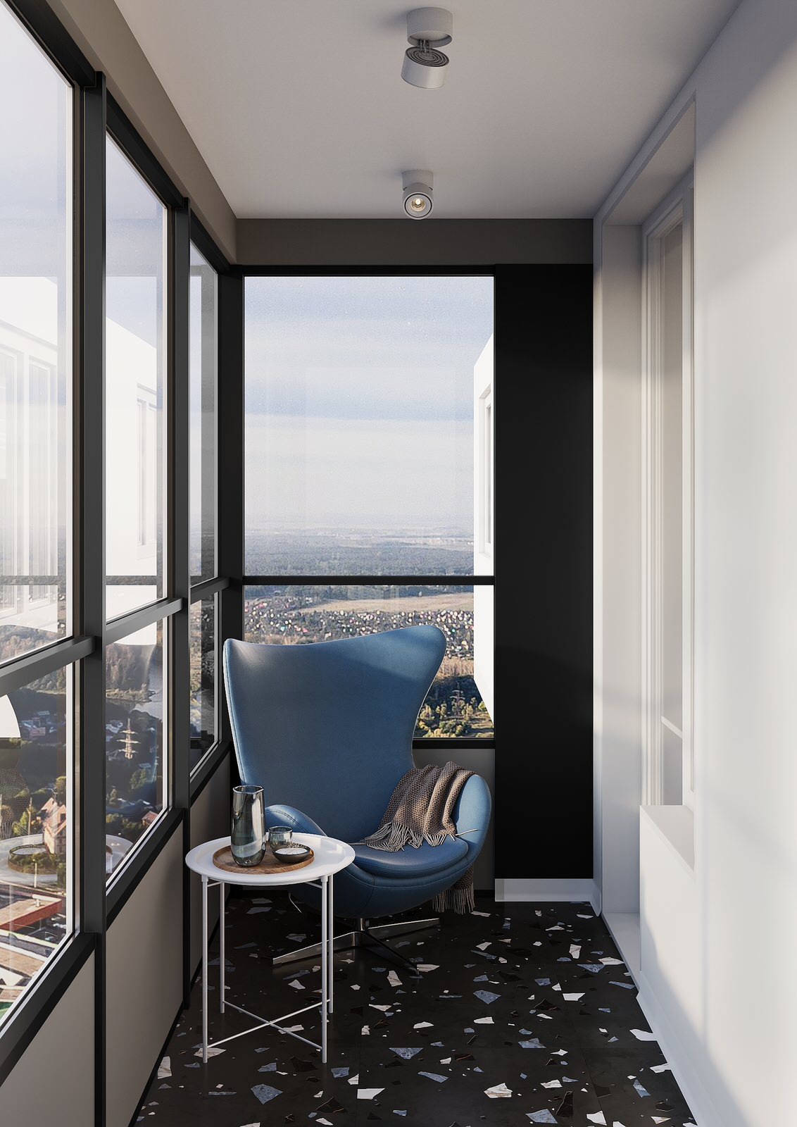 Дизайн-проект яркой квартиры 65 кв.м в современном стиле