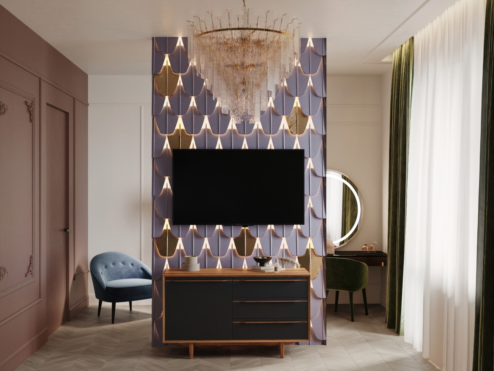 Четырехкомнатная квартира в ЖК Платинум