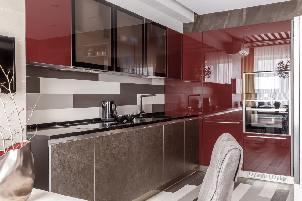 Лофт (фотографии кухни-гостиной)