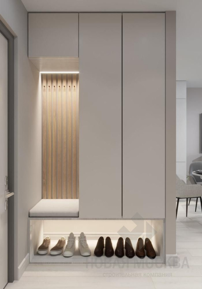 Дизайн-проект однокомнатной квартиры 38 кв.м в ЖК «Южное Бунино»