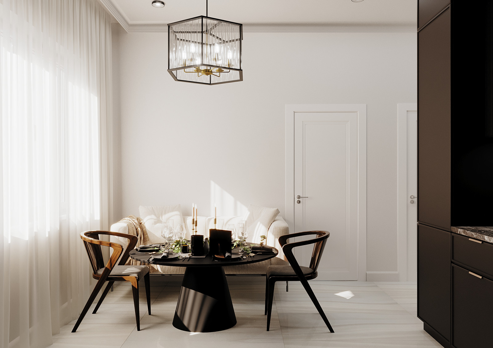 Обложка проекта: 1 комнатная квартира 45,7 кв. м. ЖК Рассвет