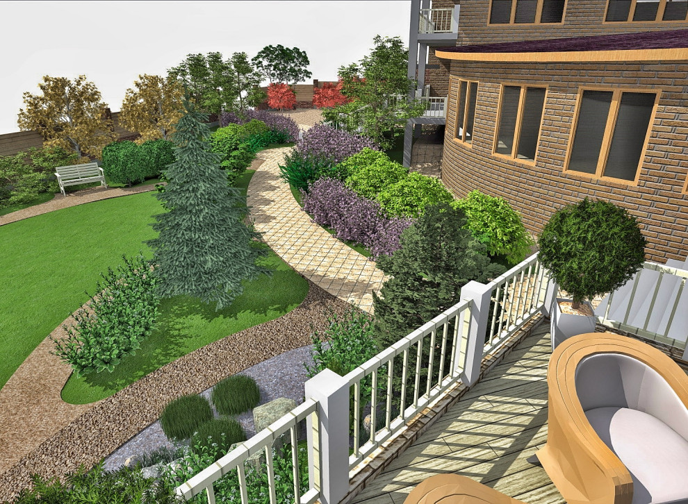 Ландшафтный дизайн в п. Ново-Разводная (Иркутск)