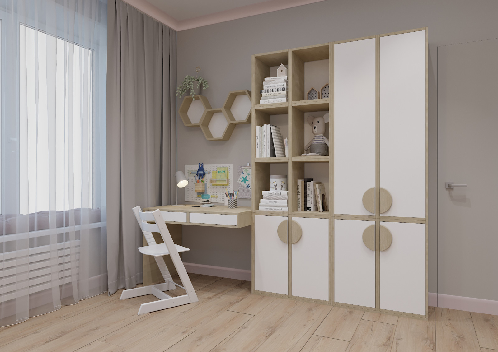 Дом в теплых оттенках