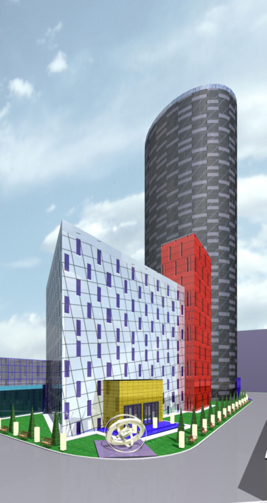 Эскизный проект офисного здания в г. Екатеринбурге