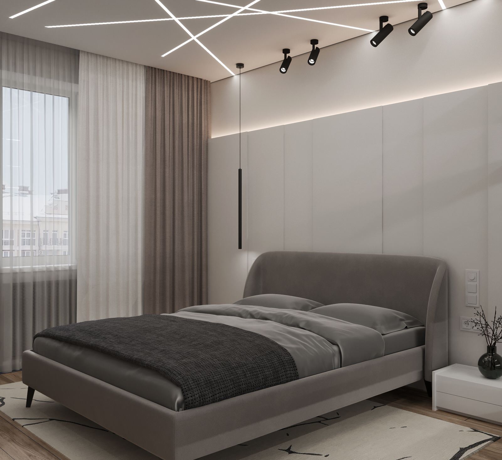 Визуализация дизайн-проекта 2-х комнатной квартиры