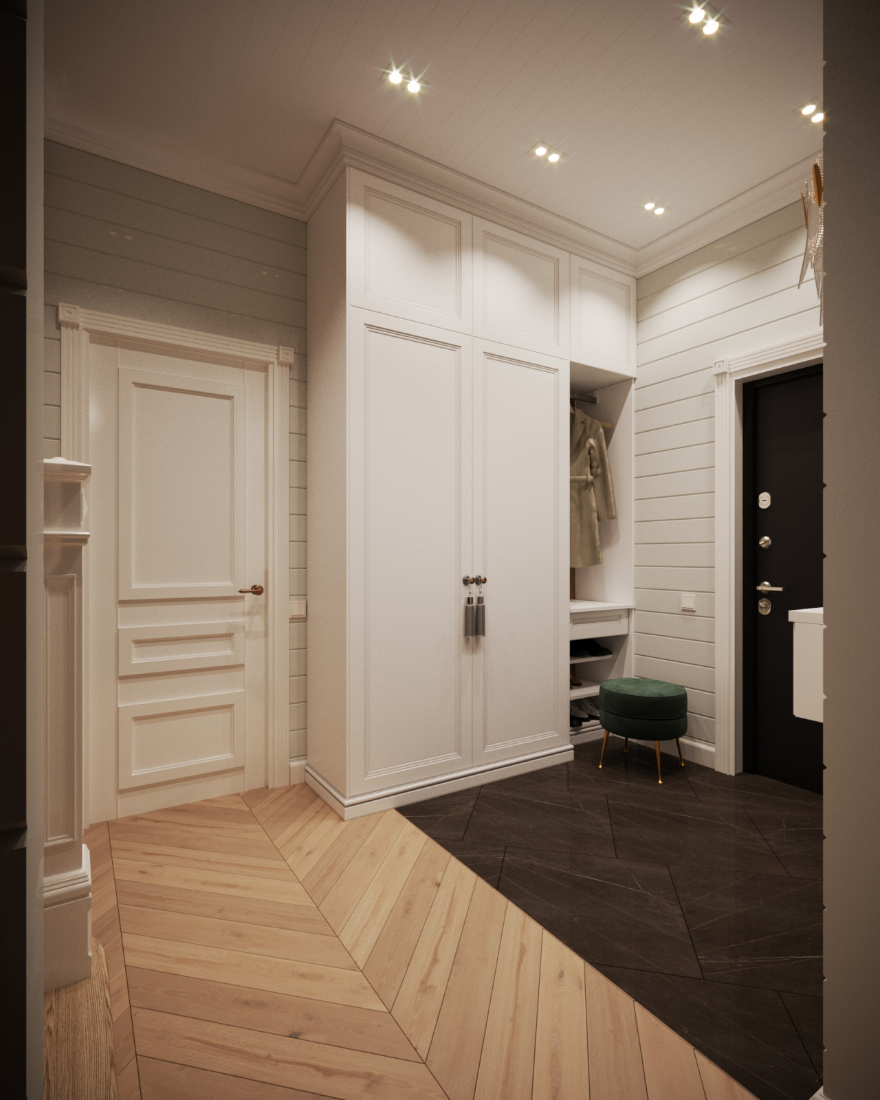 Дом из бруса 130 кв.м._ Прихожая