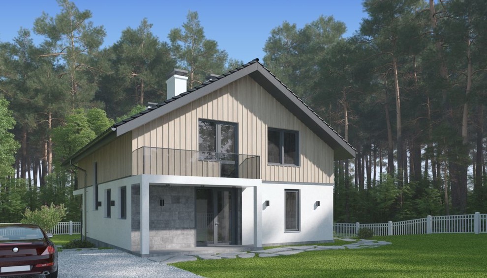 Дом со вторым мансардным этажом