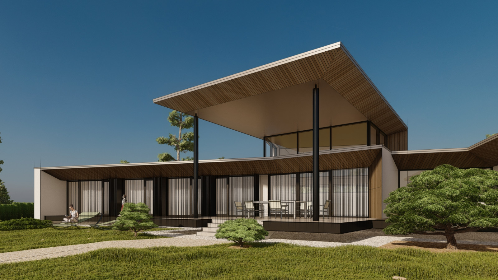 Роскошная дача на реке Мёша