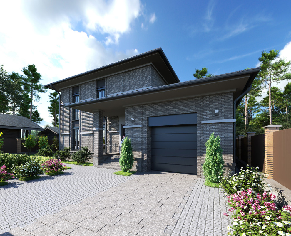 Обложка проекта: Частный жилой дом. Архитектура/Благоустройство