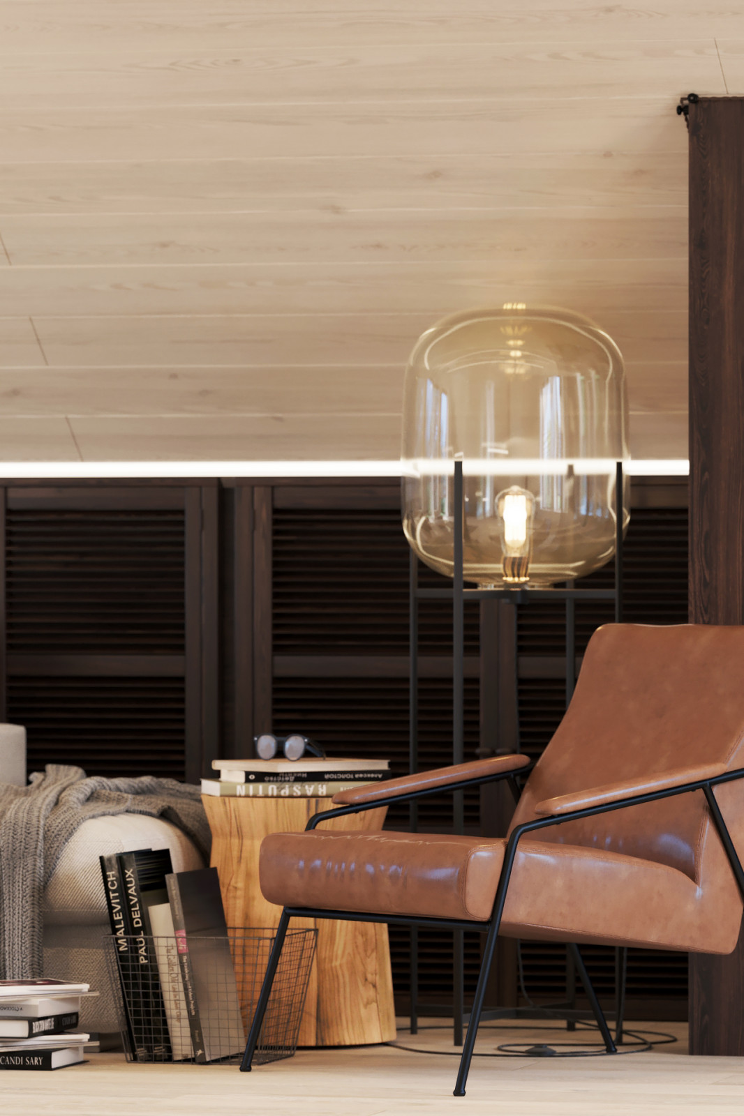 Обложка проекта: Гостиная в загородном доме в Костарево