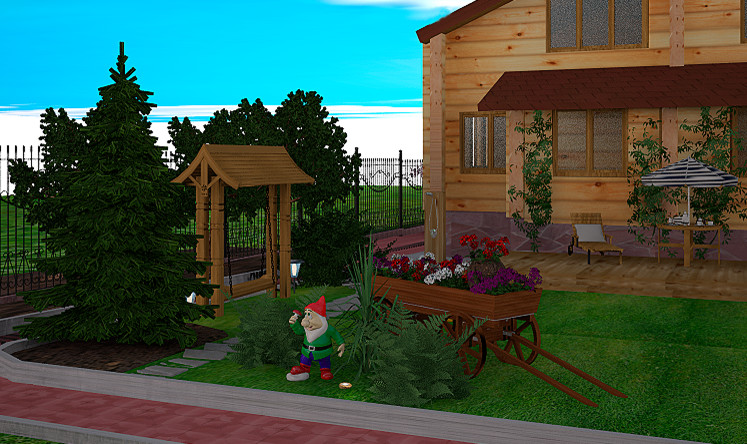 Ландшафтный дизайн участка