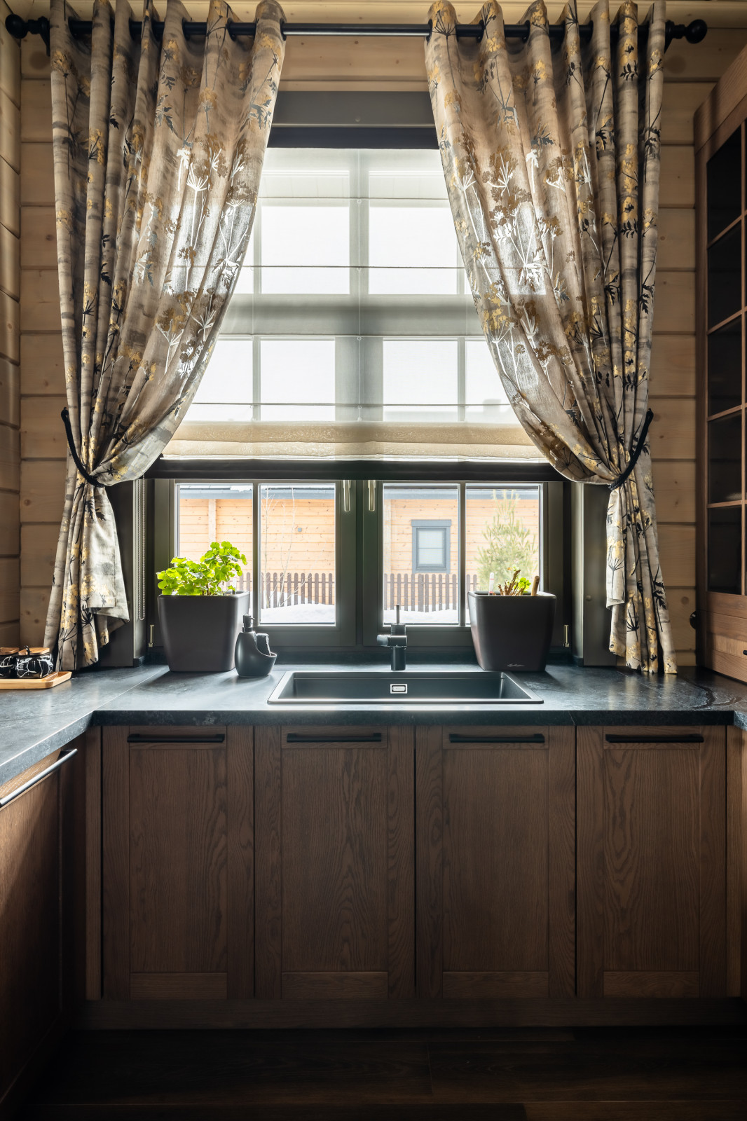 Кухня из массива дуба