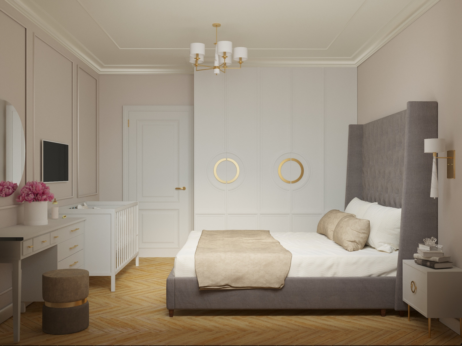 Воздушная неоклассика. Квартира, город Таганрог