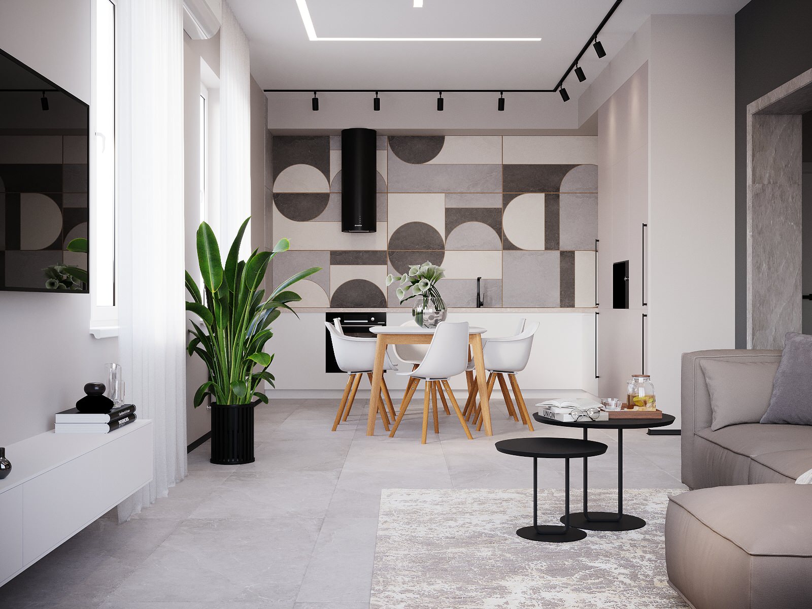 Интерьер частного дома в современном стиле