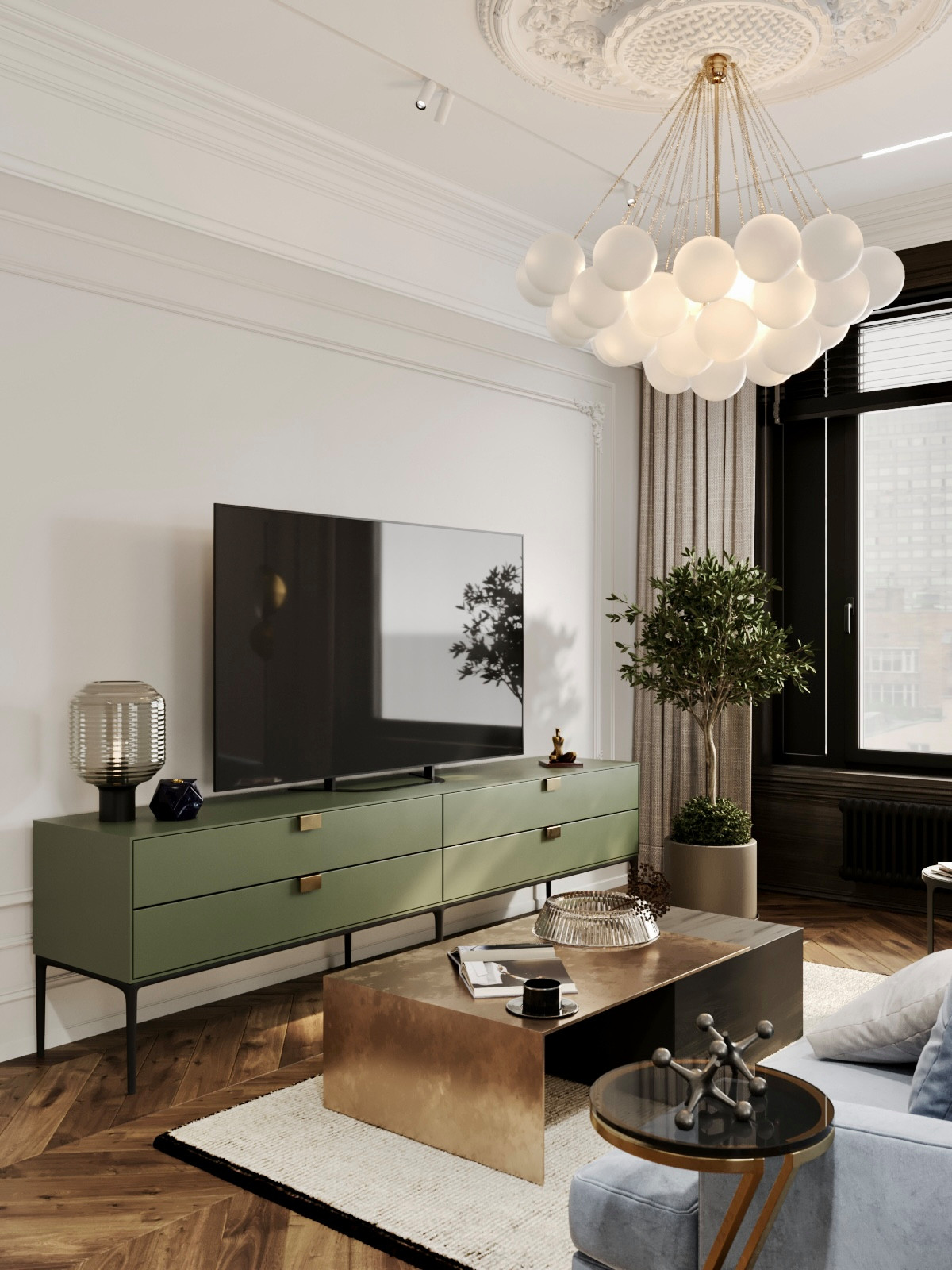 Квартира для сына дизайнера с хорошим вкусом. Вариант 2