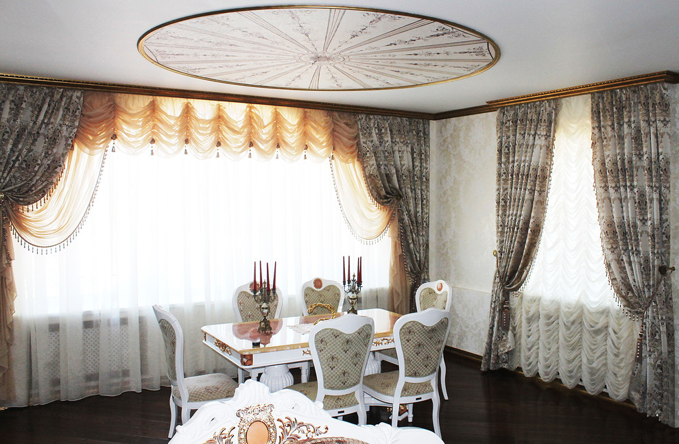 Ткани для штор Me Casa. Белоснежная столовая