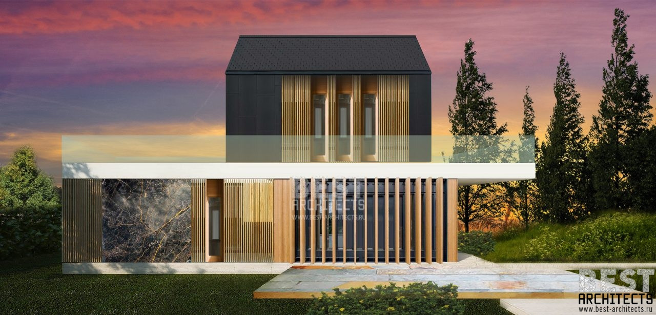 Обложка проекта: ПРОЕКТ | ДОМ С ТЕРРАСОЙ | CONCEPT 006 | HOUSE WITH TERRACE