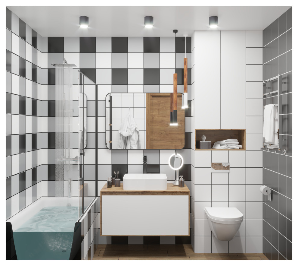 Яркая однокомнатная квартира