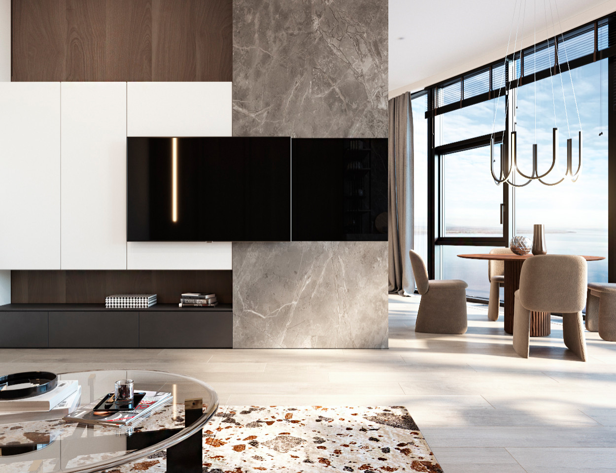 Проект интерьера в современном стиле для современной семьи