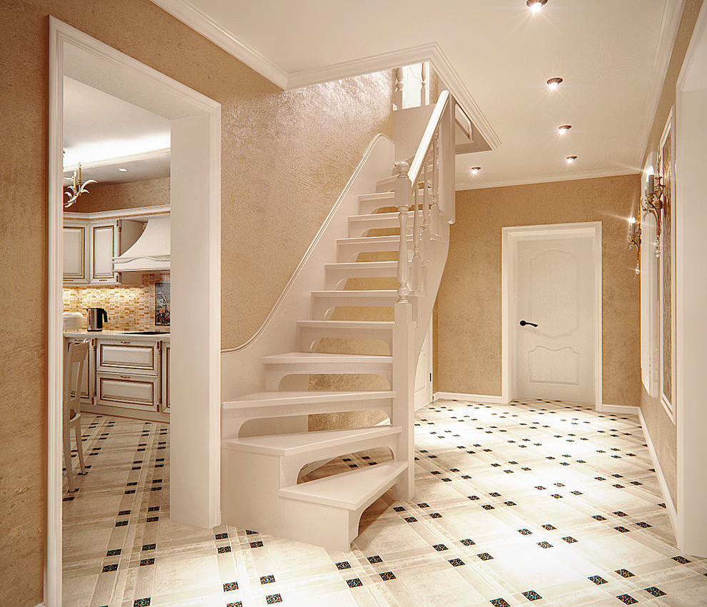 холл с лестницей