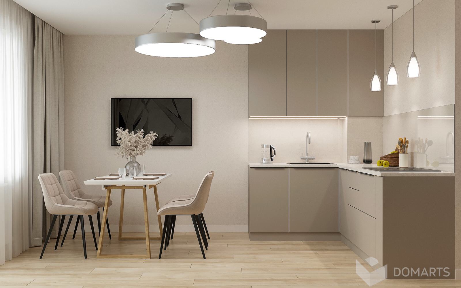 Кухня-гостиная 15,9 м2