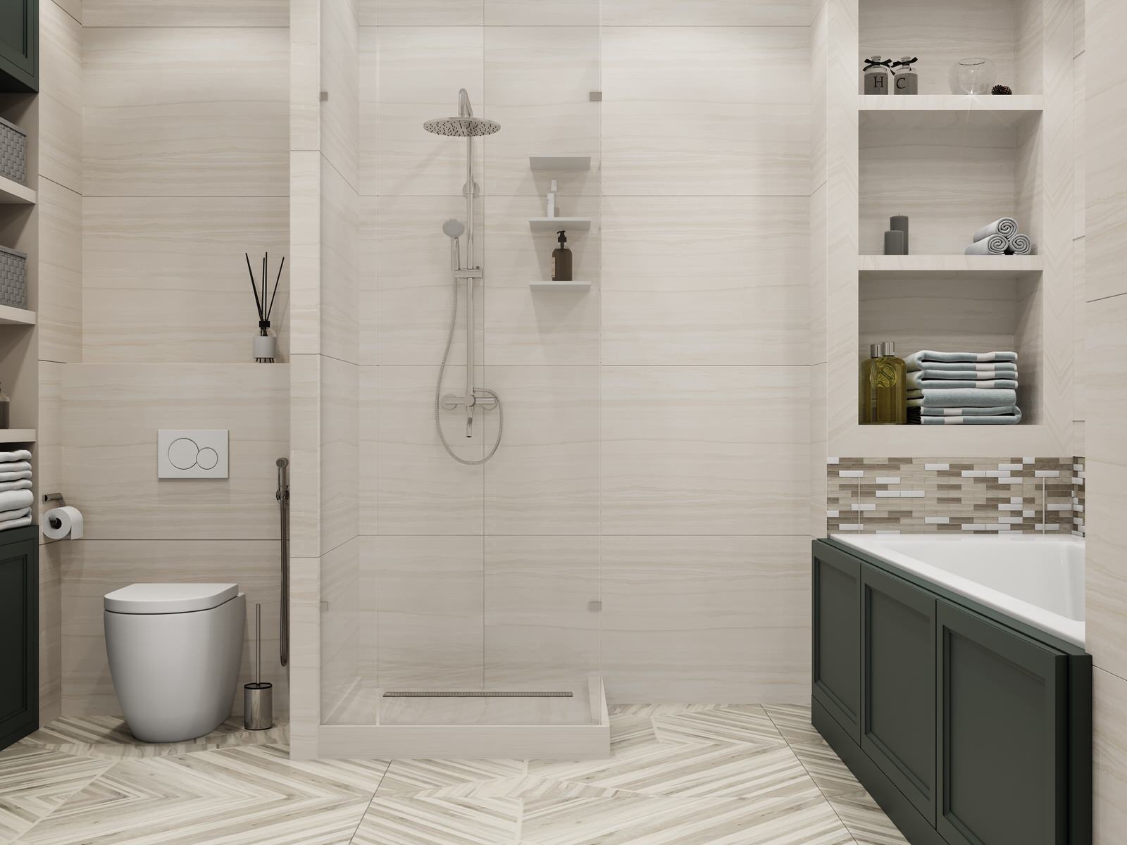 Двухуровневая квартира для пары со взрослым сыном