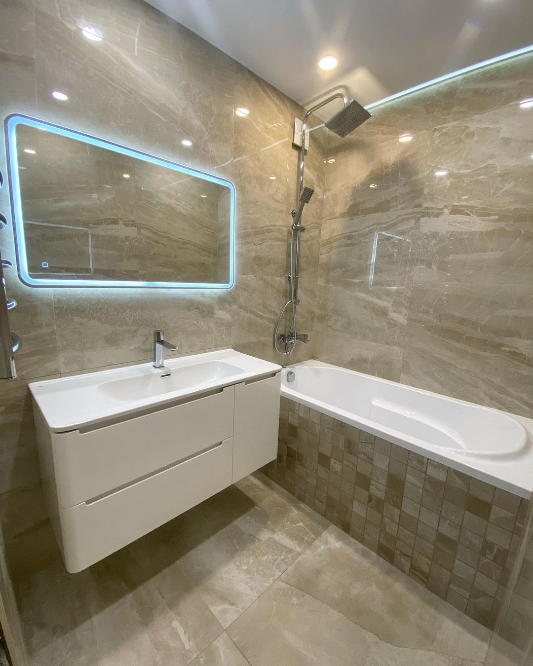 Обложка проекта: Санузел под ключ, Москва, ул. Херсонская