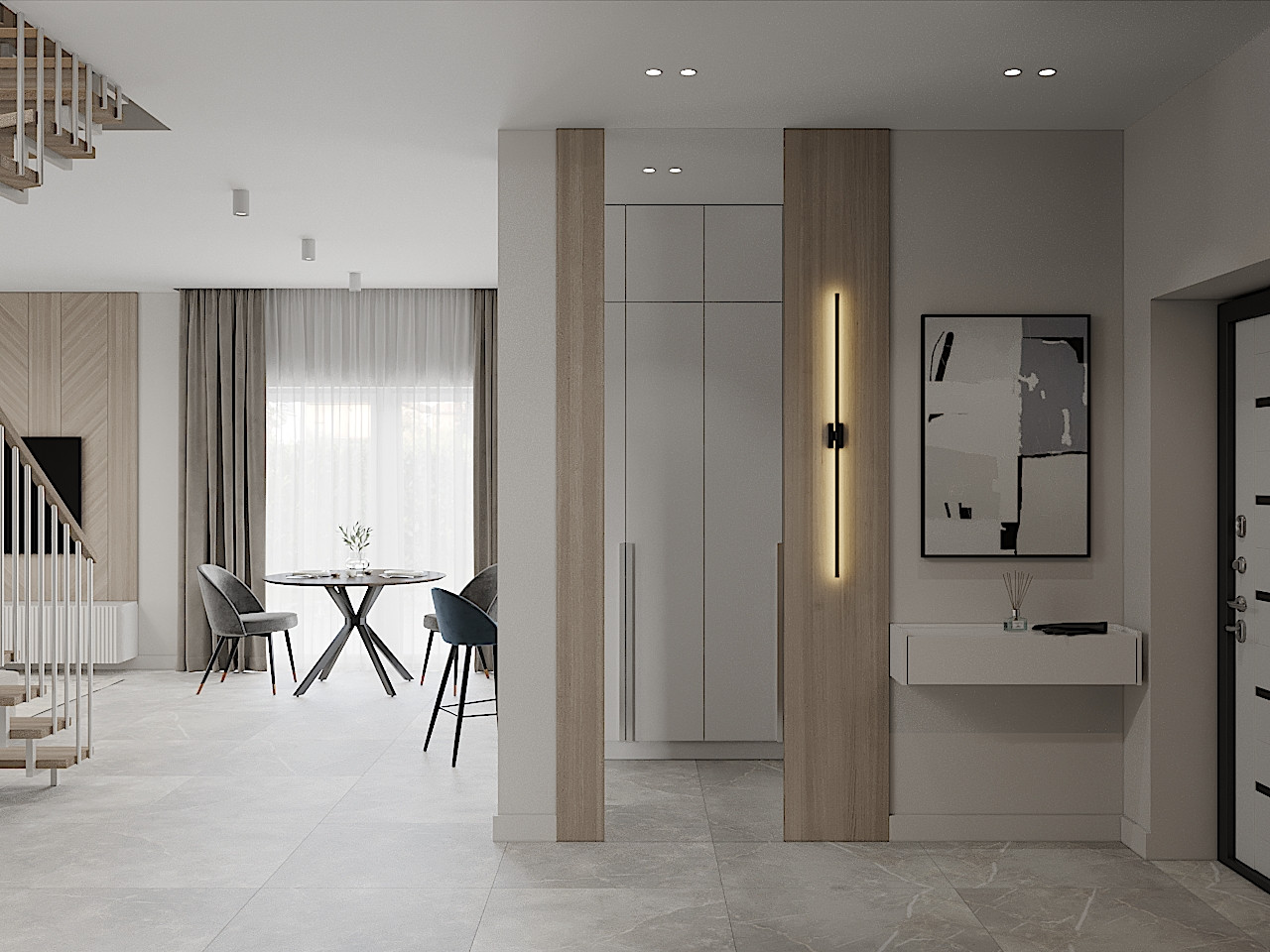 Блок-секция для двоих