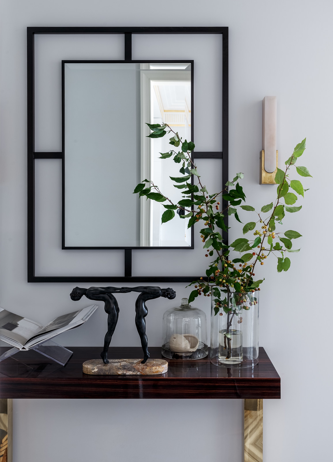 Лаконичная роскошь - квартира в стиле арт-деко в ЖК "Balchug Residence"