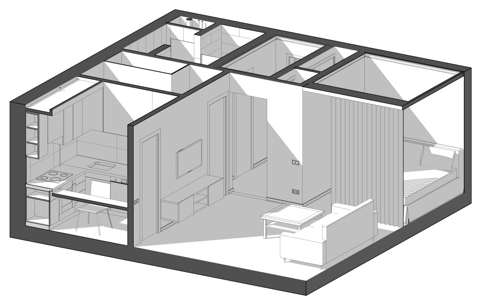 Квартира в Москве 32 м2