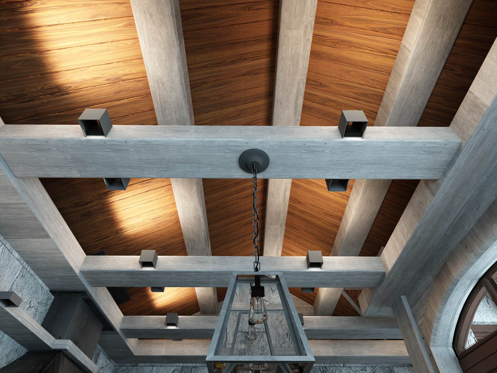 Дизайн зимней теплой беседки