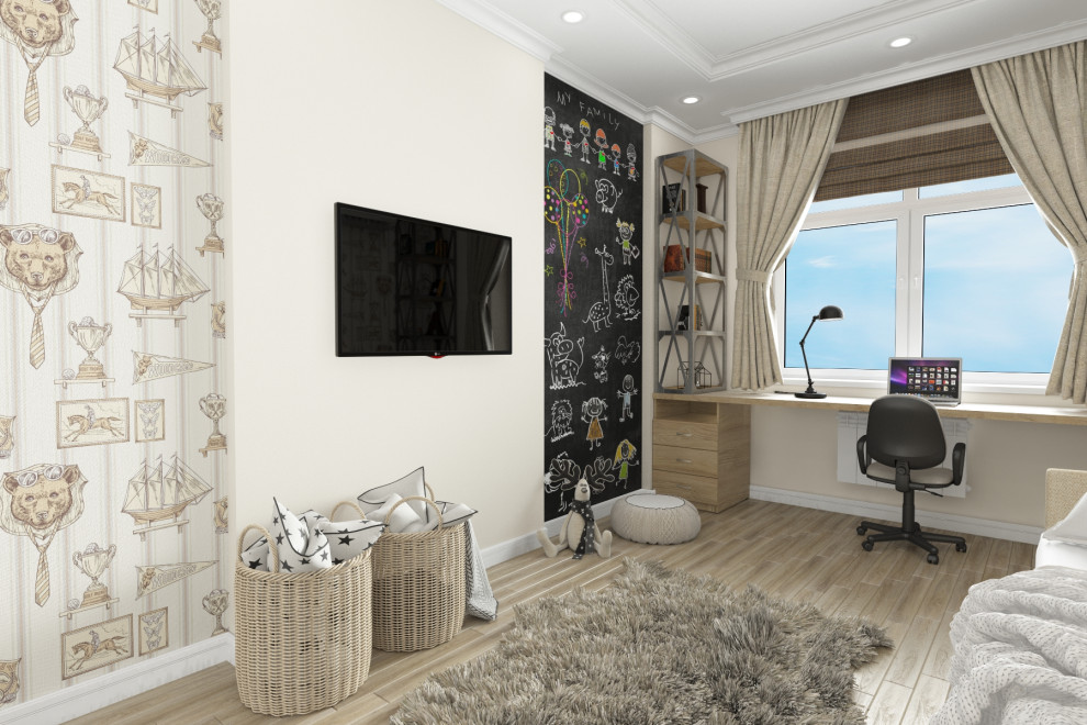 Дизайн детской в ЖК "Аврора-парк", г.Краснодар