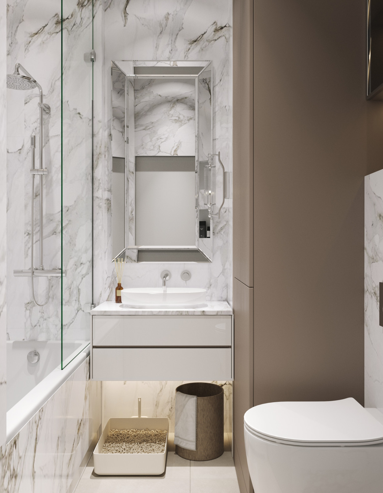 Квартира на Ленинском проспекте, 48 м²