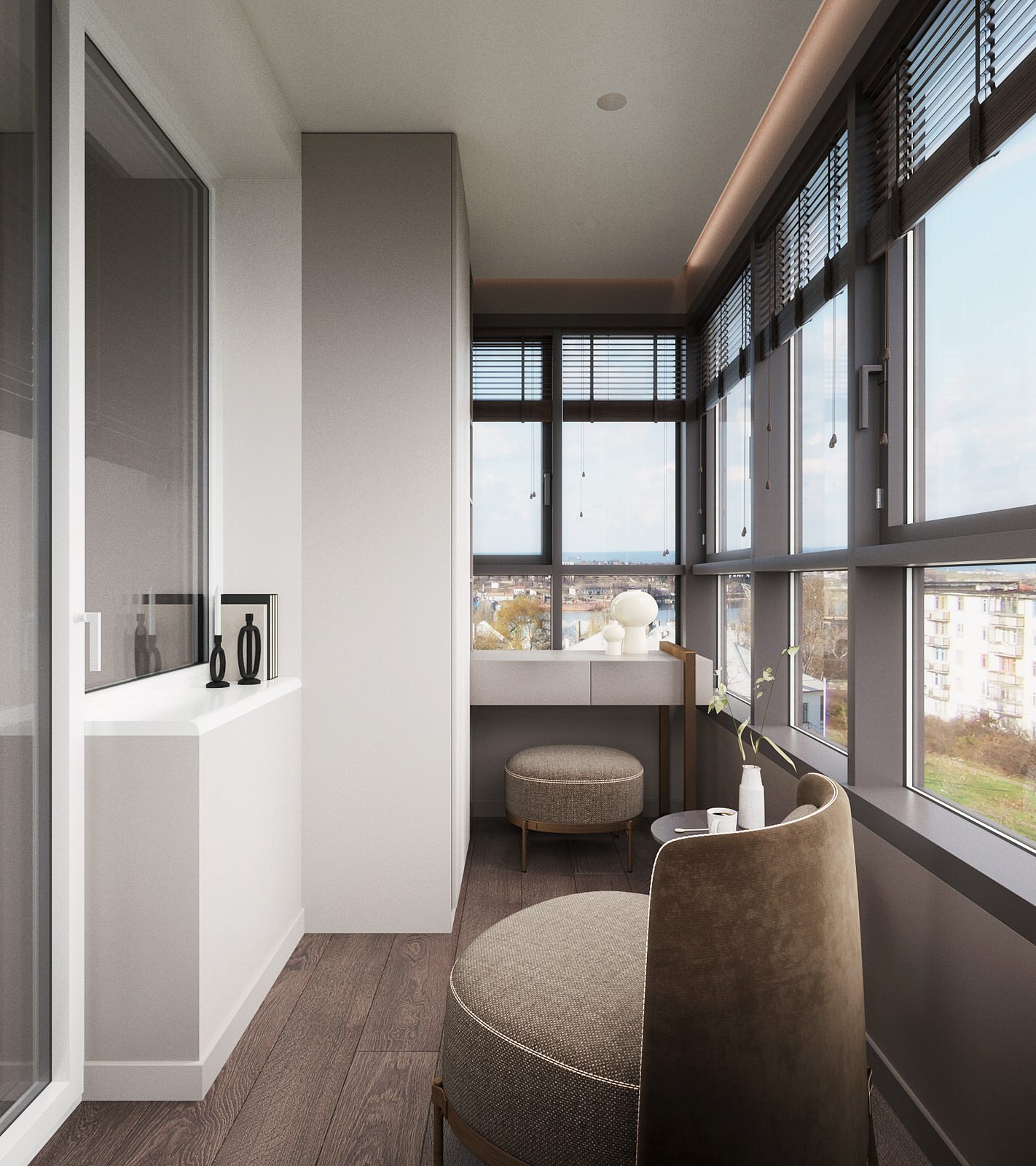 Обложка проекта: Видовая квартира в ЖК Легенда Комендантского, СПб