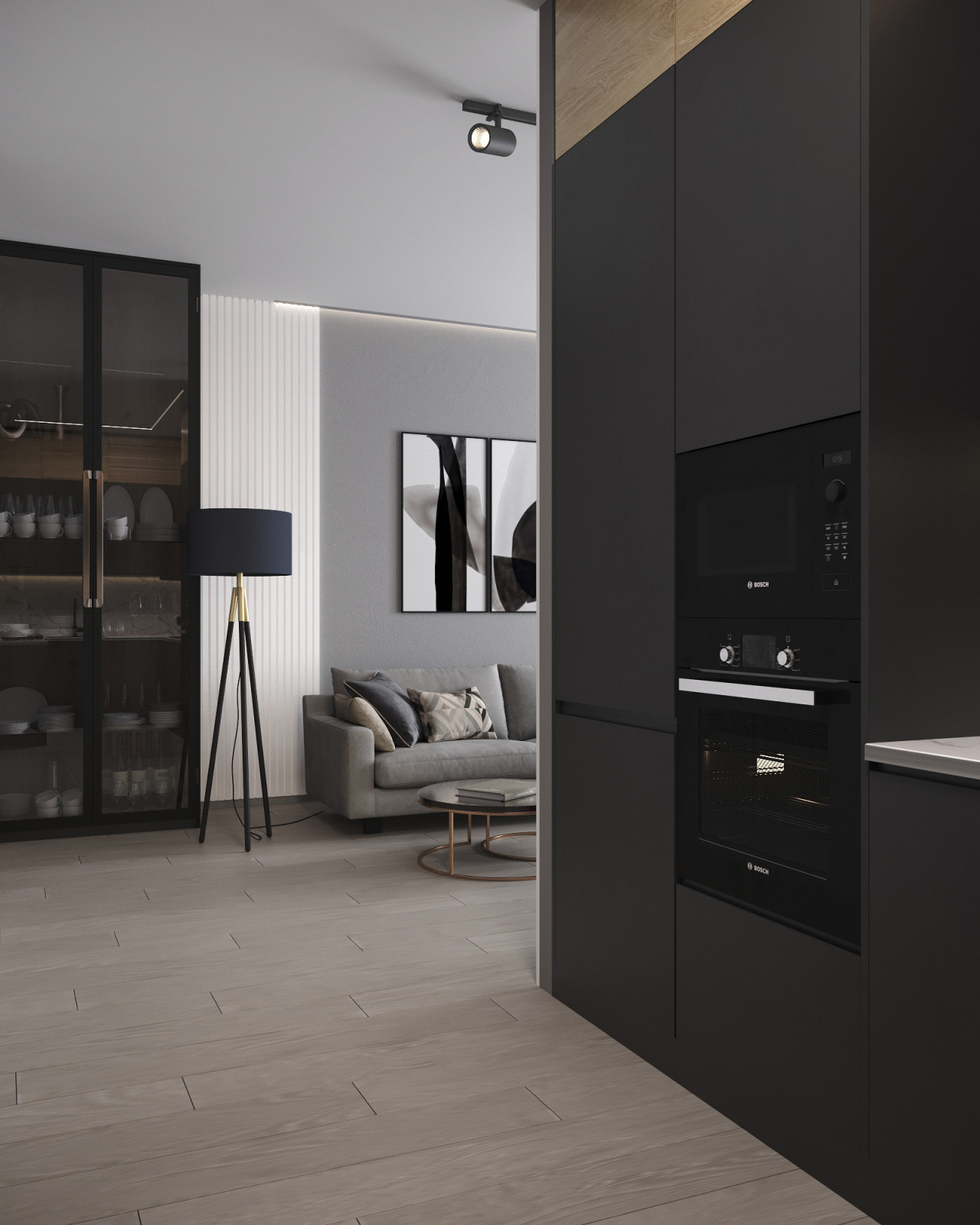 Обложка проекта: Дизайн апартаментов 50 м2