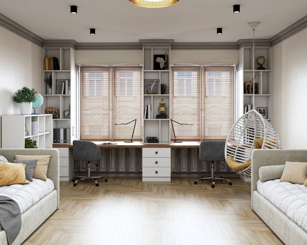 Обложка проекта: Светлая детская для двух мальчиков