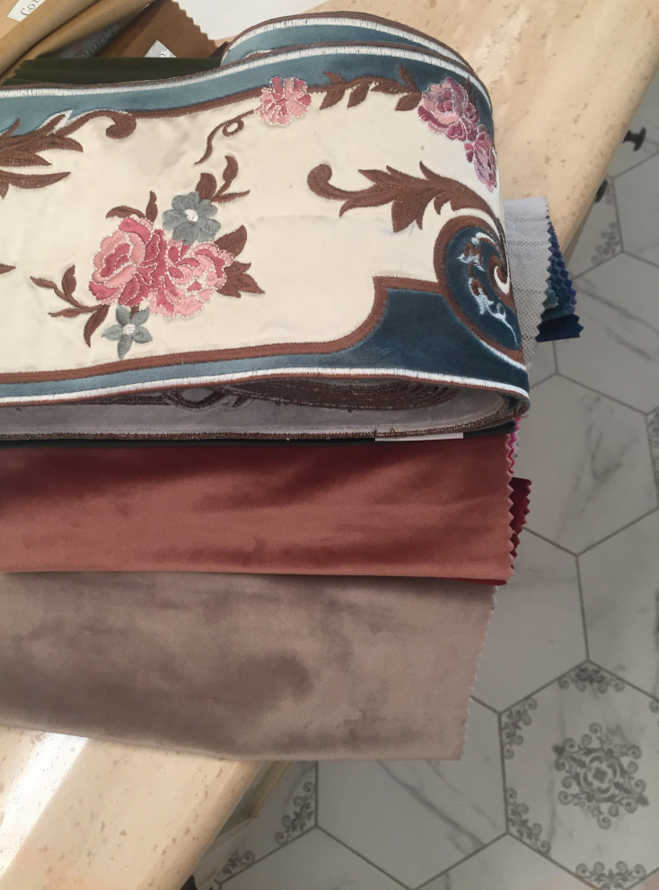 квартира в французском стиле в процессе декорирования