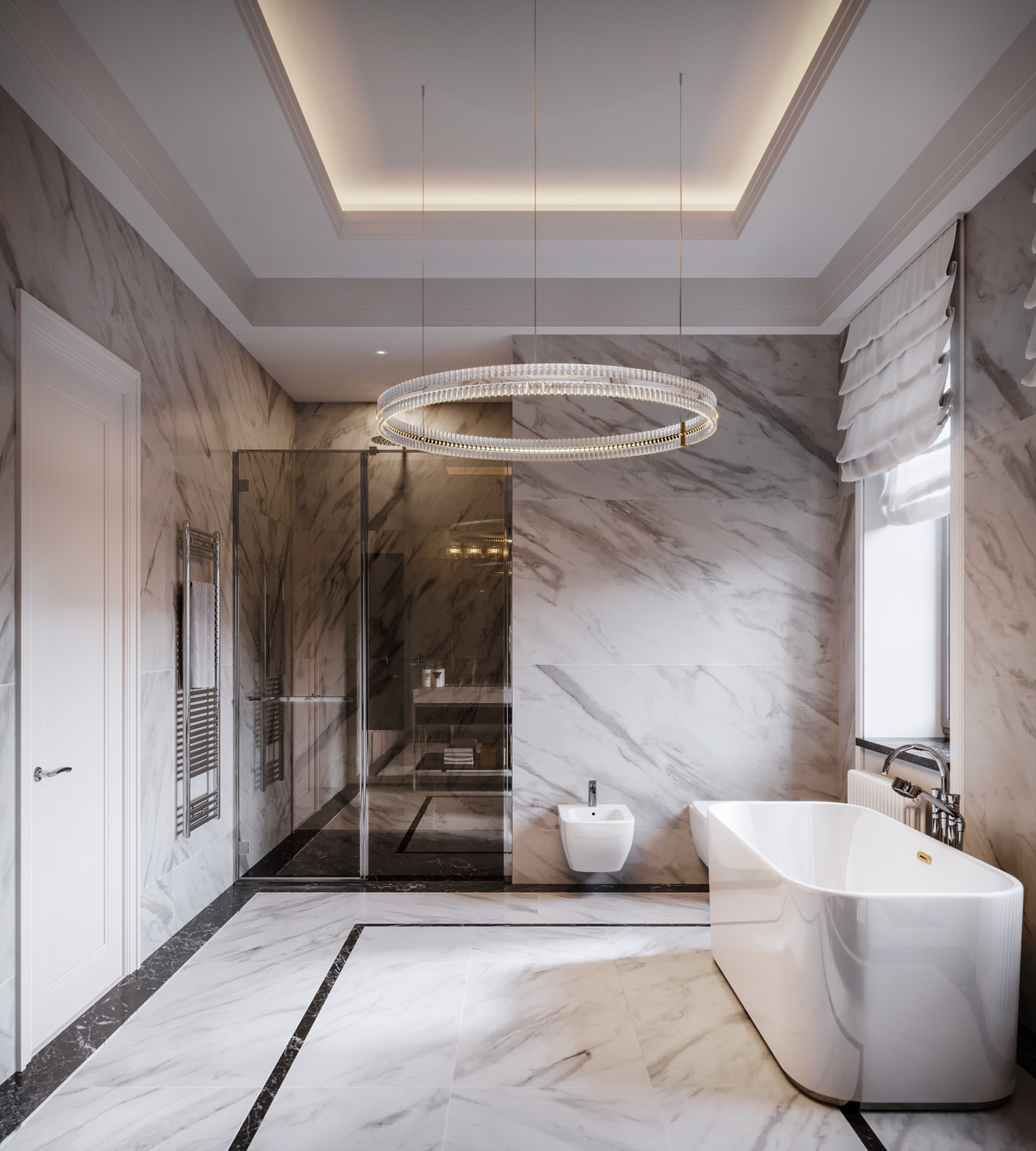 Проект главной ванной комнаты