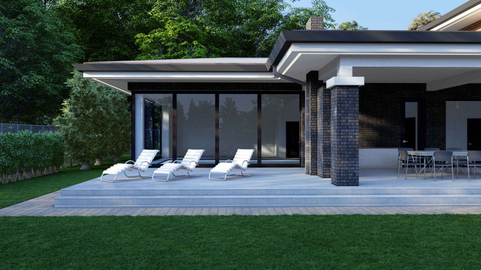 Обложка проекта: Проект загородного дома 500 м² в предгорье