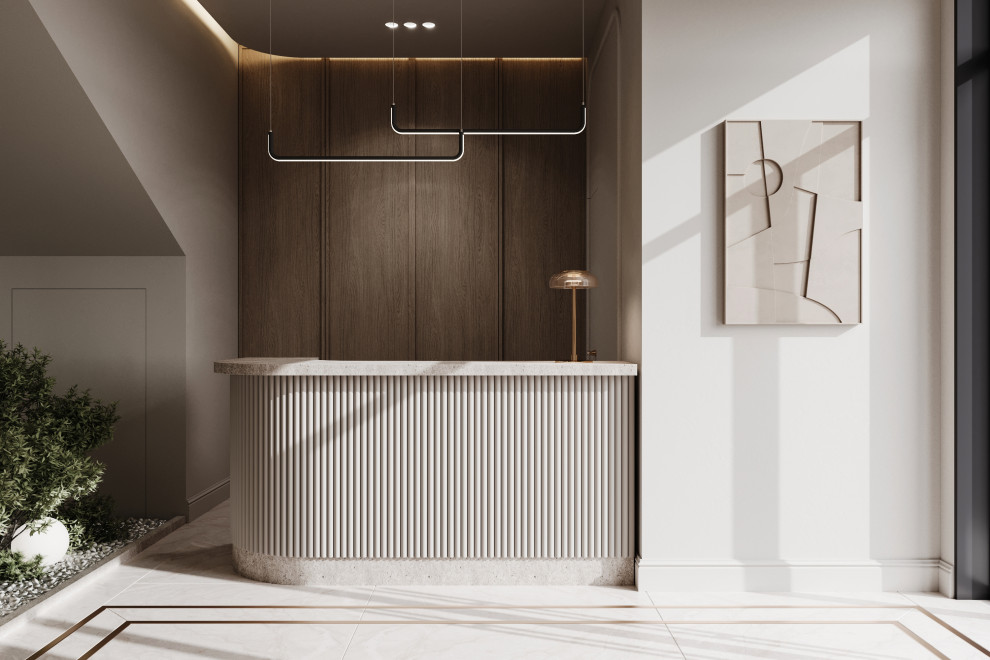 Дизайн лобби отеля в г.Сухум