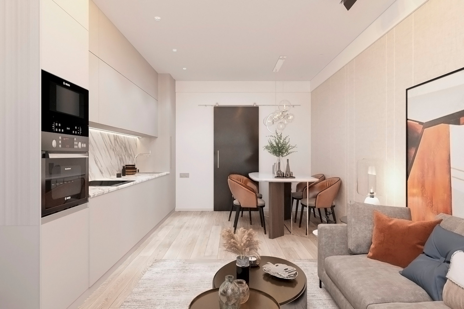 Обложка проекта: ЖК "Минестерские озера" 83м2