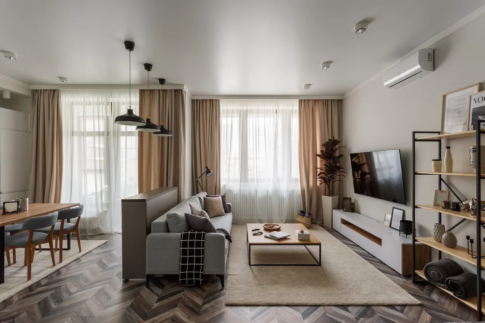 Обложка проекта: Современный лофт в ЖК Ред Сайд