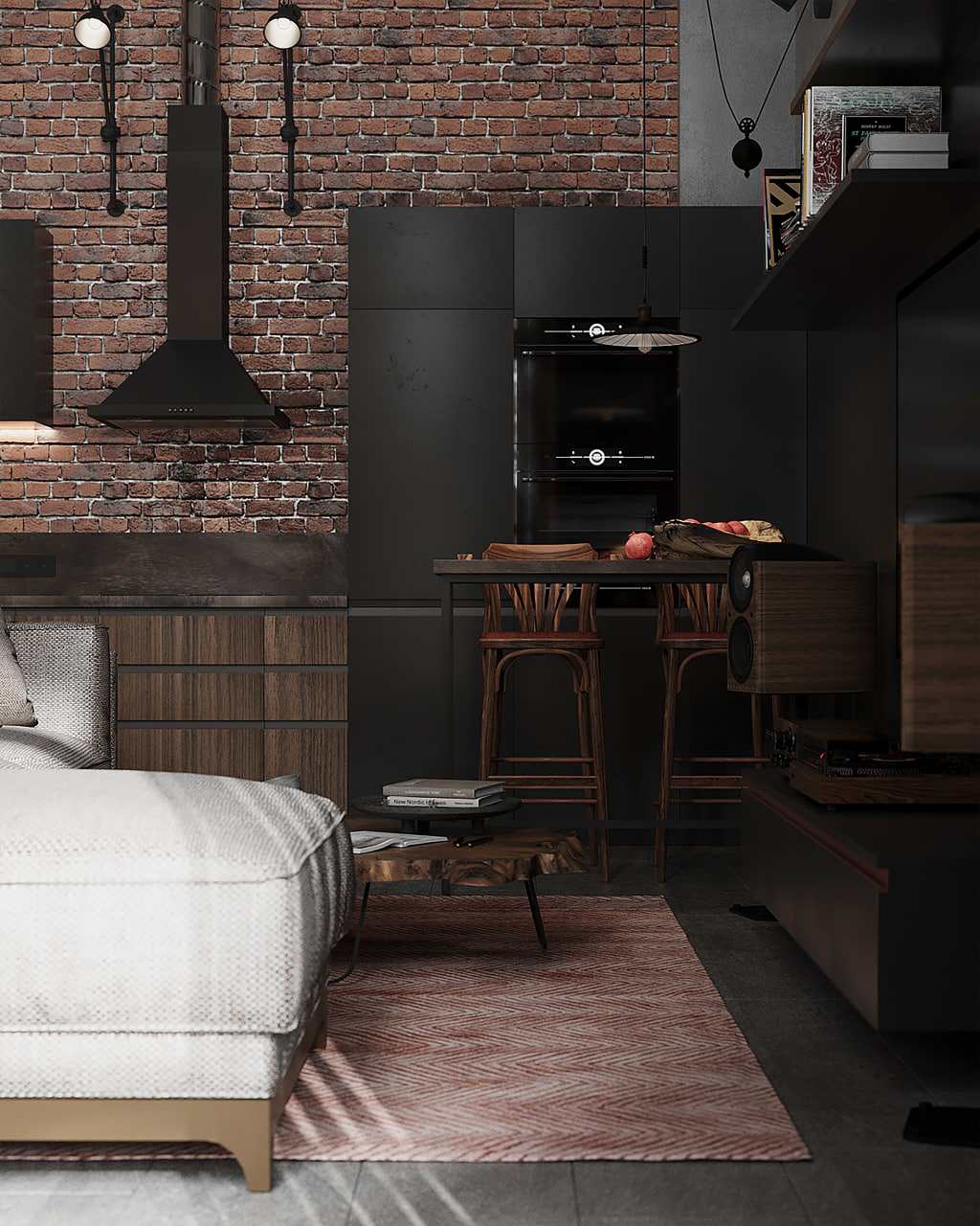 Лофт с высоким потолком на ПРОФСОЮЗНОЙ 20