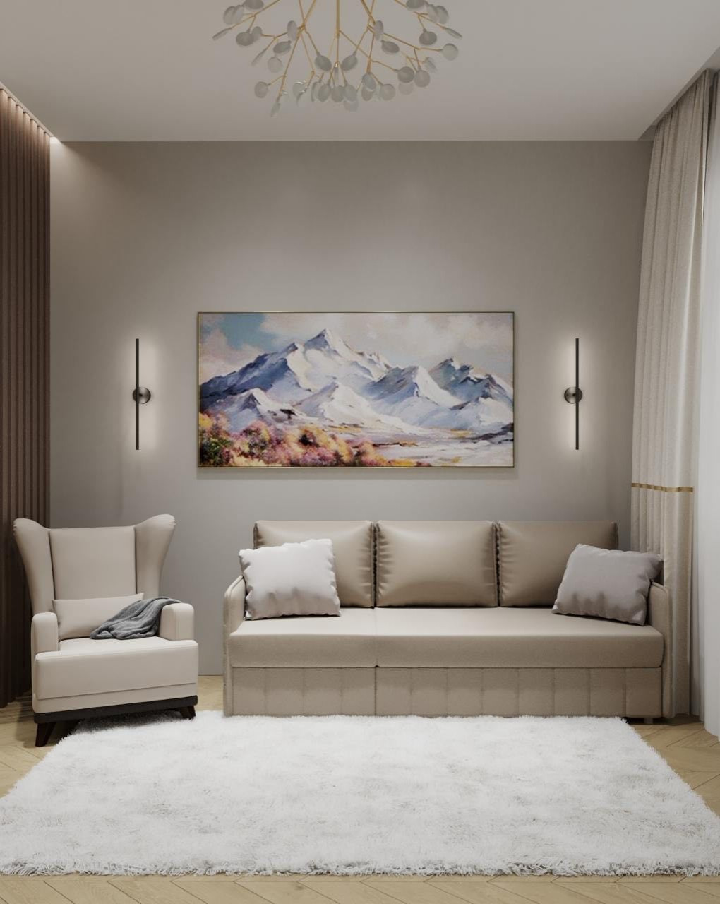 Квартира 2х комнатная