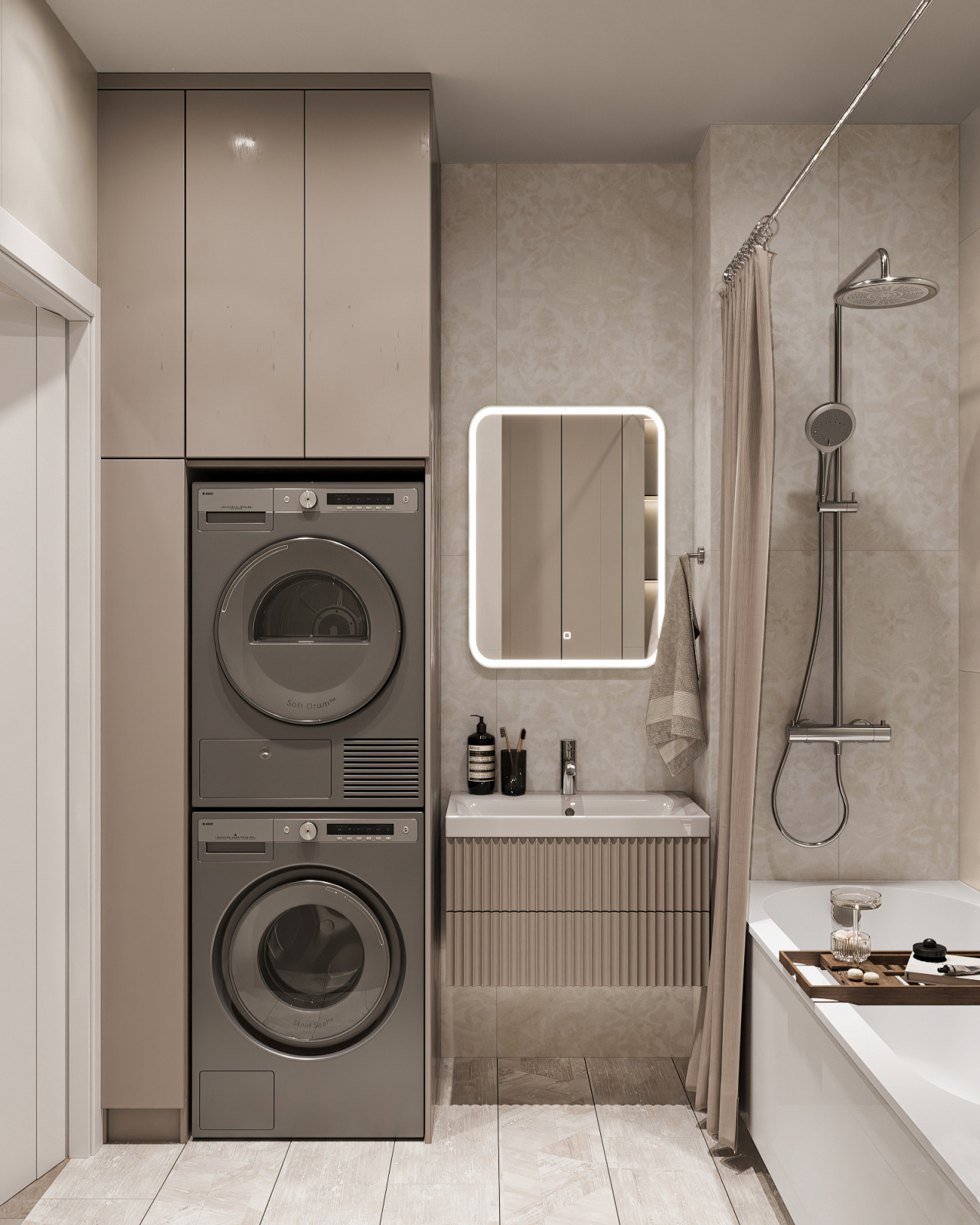 Дизайн проект небольшого пространства — квартиры-студии.