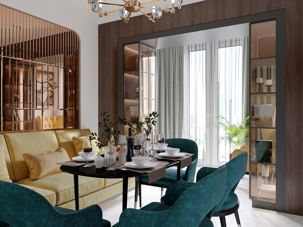 Проект 3-х комнатной квартиры VERA GATSBY JAZZ