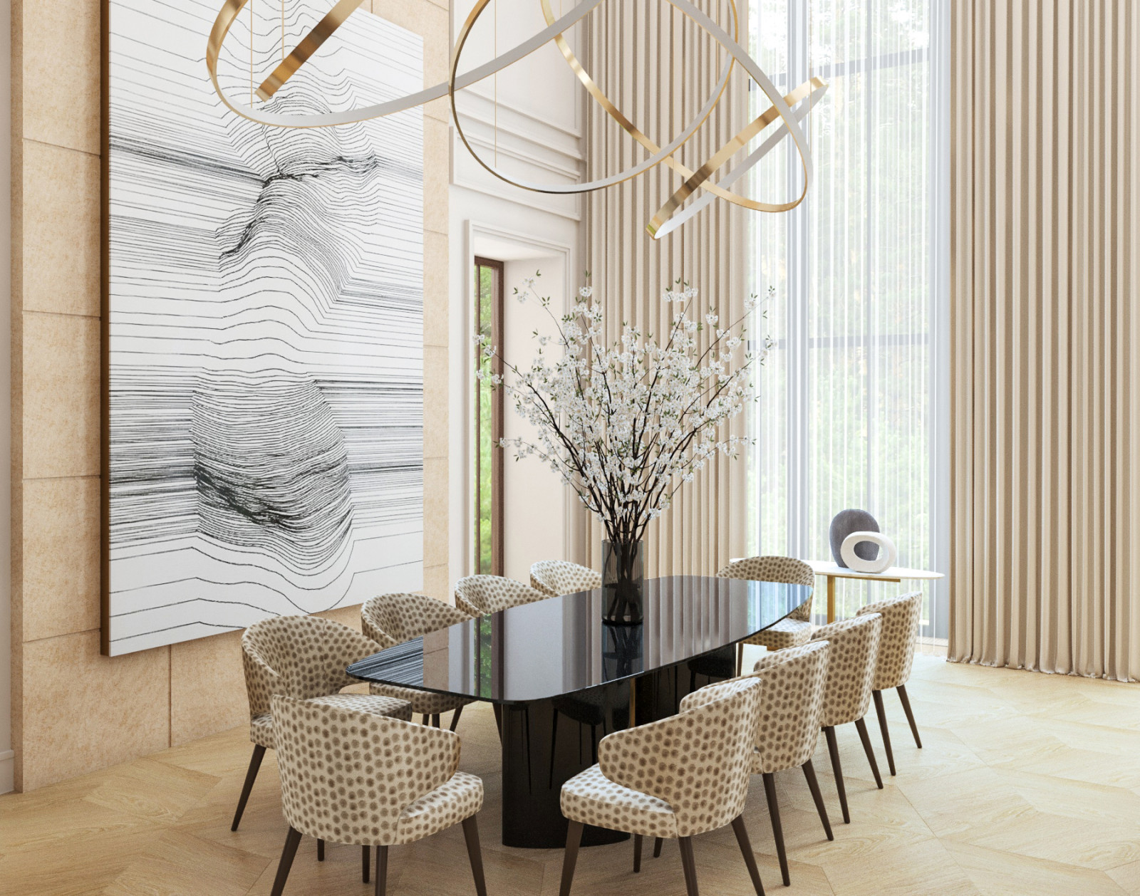 Интерьер загородного дома.