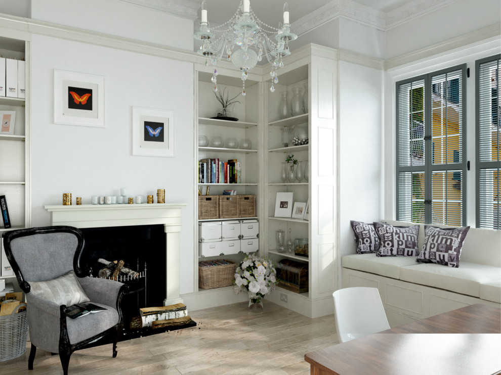 Обложка проекта: Библиотека, в загородном доме, на побережье.