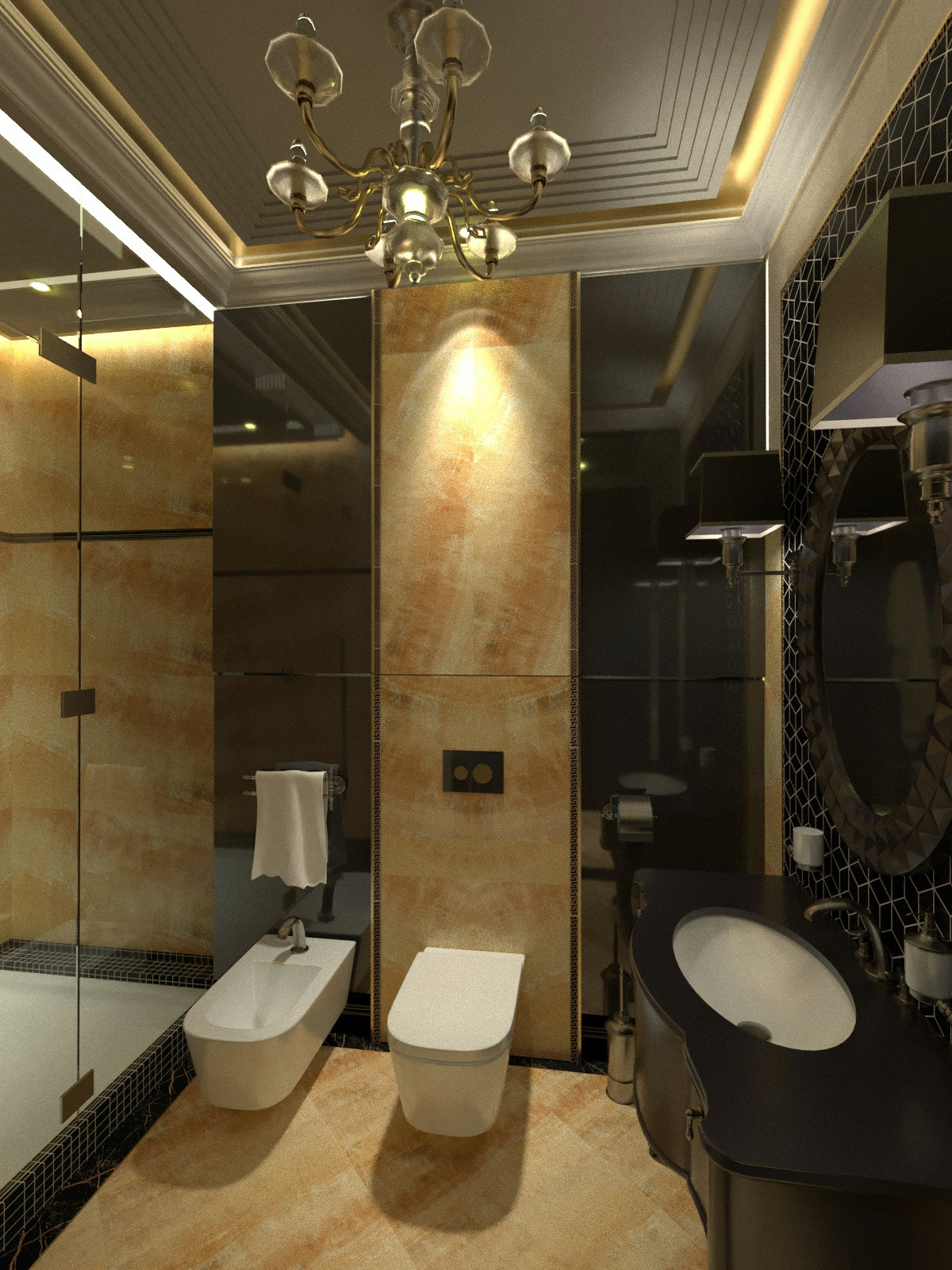 Неоклассика с нотками прованса.