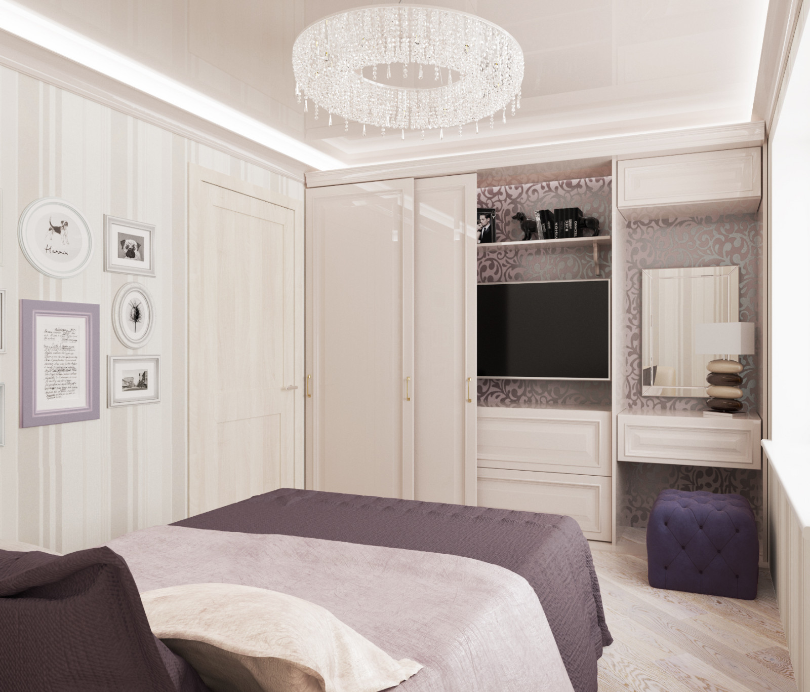 Сиреневые облака